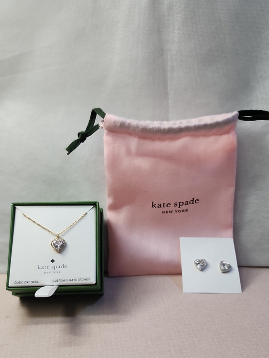 kate spade Jewelry - Kate Spade Necklace, Earrings & Dust Bag